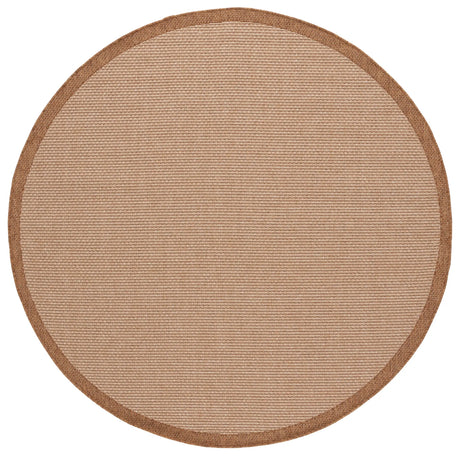 Safavieh Sisal All-Weather 6'-7" x 6'-7" Rug in Natural / Brown