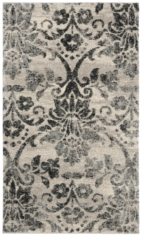 Safavieh Retro 3'-0" x 5'-0" Rug in Cream / Grey