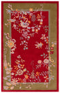 Safavieh Metro 4'-0" x 6'-0" Rug in Red / Green