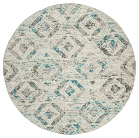 Safavieh Skyler 6'-7" x 6'-7" Rug in Ivory / Blue