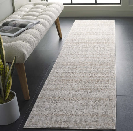 Safavieh Mason 100 2'-0" x 8'-0" Rug in Beige / Grey Ivory