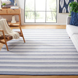 Safavieh Striped Kilim 6'-0" x 9'-0" Rug in Grey / Blue