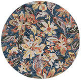 Safavieh Blossom 6'-0" x 6'-0" Rug in Blue / Gold