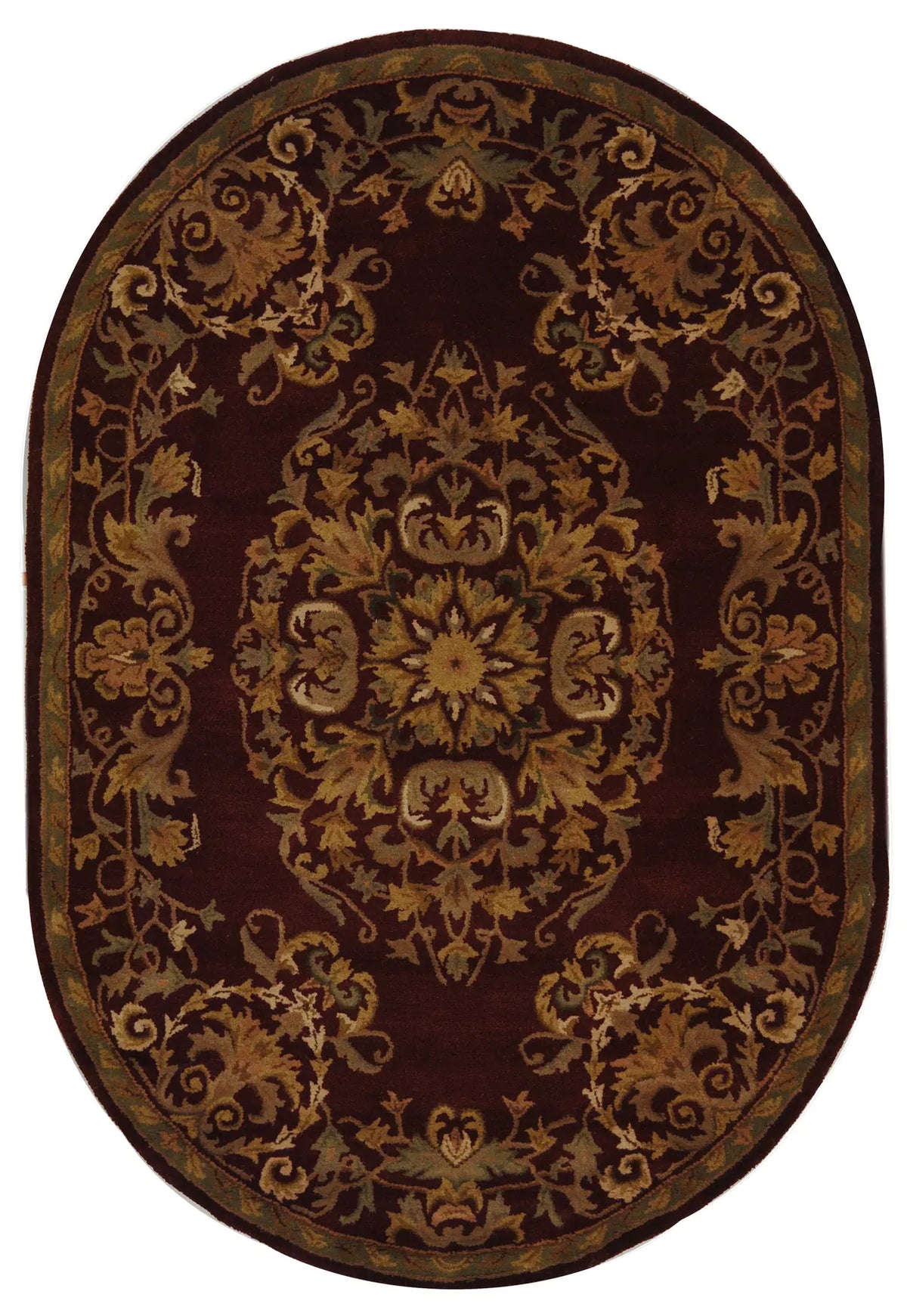 Safavieh Heritage 4'-6" x 6'-6" Rug in Red