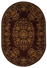 Safavieh Heritage 4'-6" x 6'-6" Rug in Red