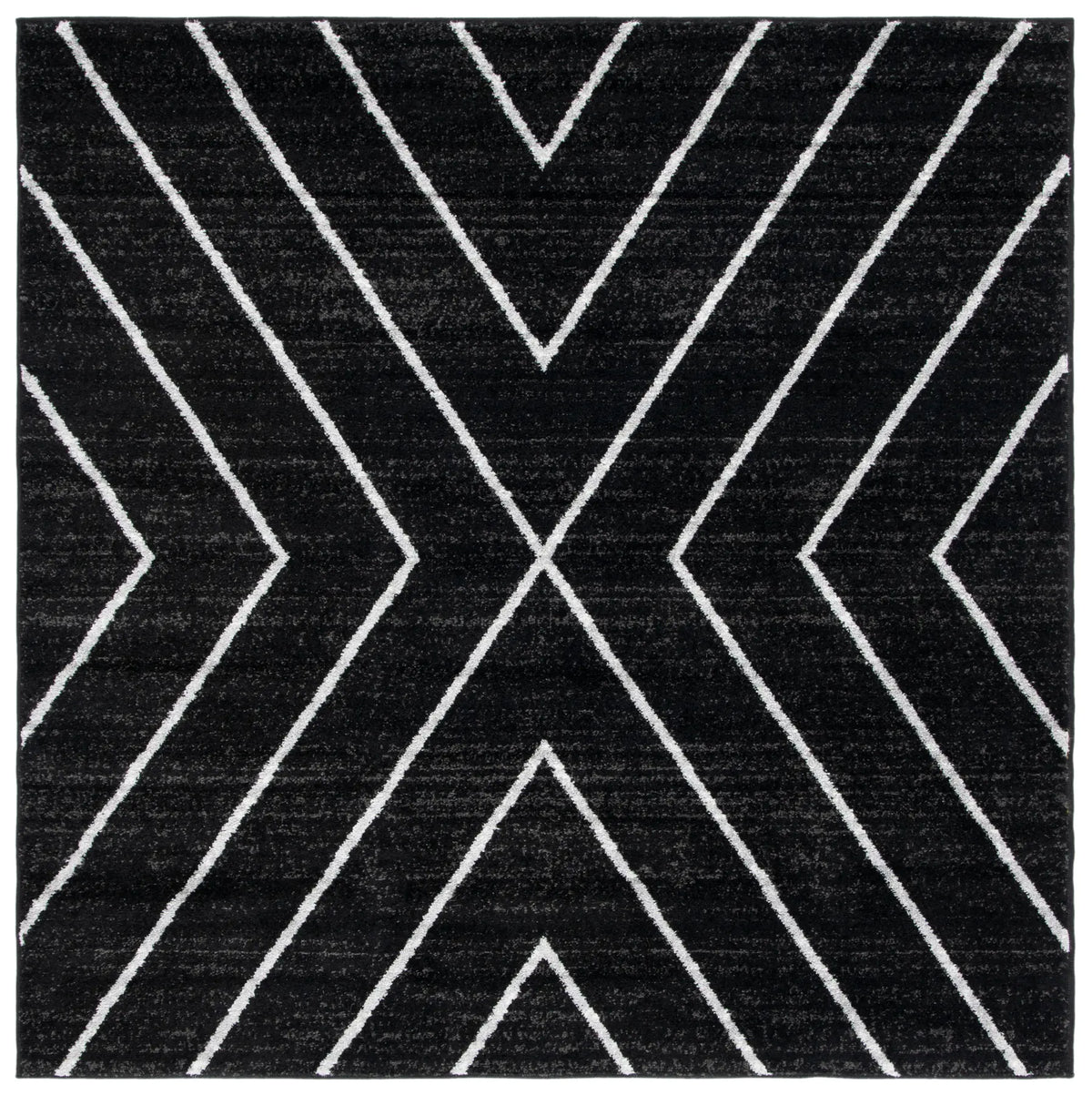 Safavieh Adirondack 6'-0" x 6'-0" Rug in Black / Light Grey