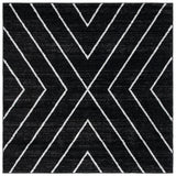Safavieh Adirondack 6'-0" x 6'-0" Rug in Black / Light Grey