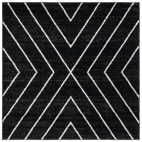 Safavieh Adirondack 6'-0" x 6'-0" Rug in Black / Light Grey