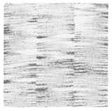 Safavieh Berber Shag 6'-7" x 6'-7" Rug in Grey / Ivory