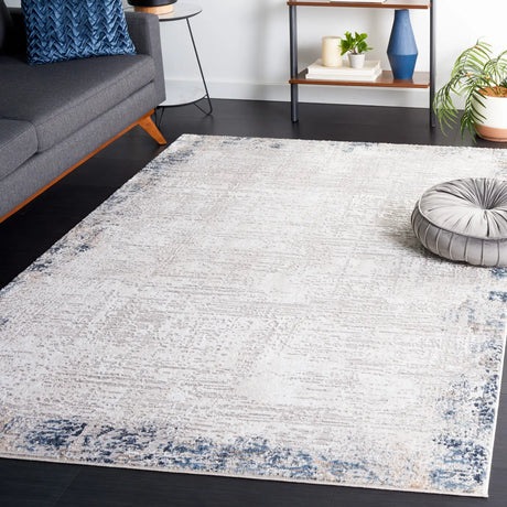 Safavieh Parker 4'-0" x 6'-0" Rug in Taupe / Ivory Blue