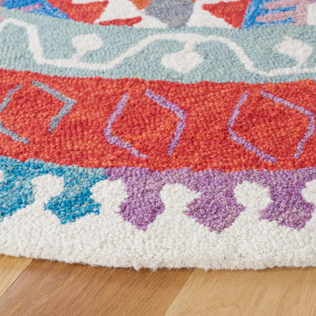 Safavieh Aspen 7'-0" x 7'-0" Rug in Ivory / Red