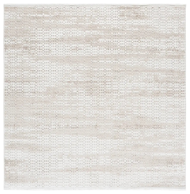 Safavieh Whisper 6'-7" x 6'-7" Rug in Ivory / White