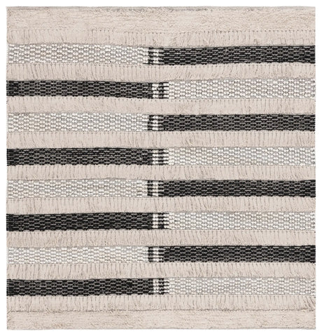 Safavieh Natura 6'-0" x 6'-0" Rug in Ivory / Black