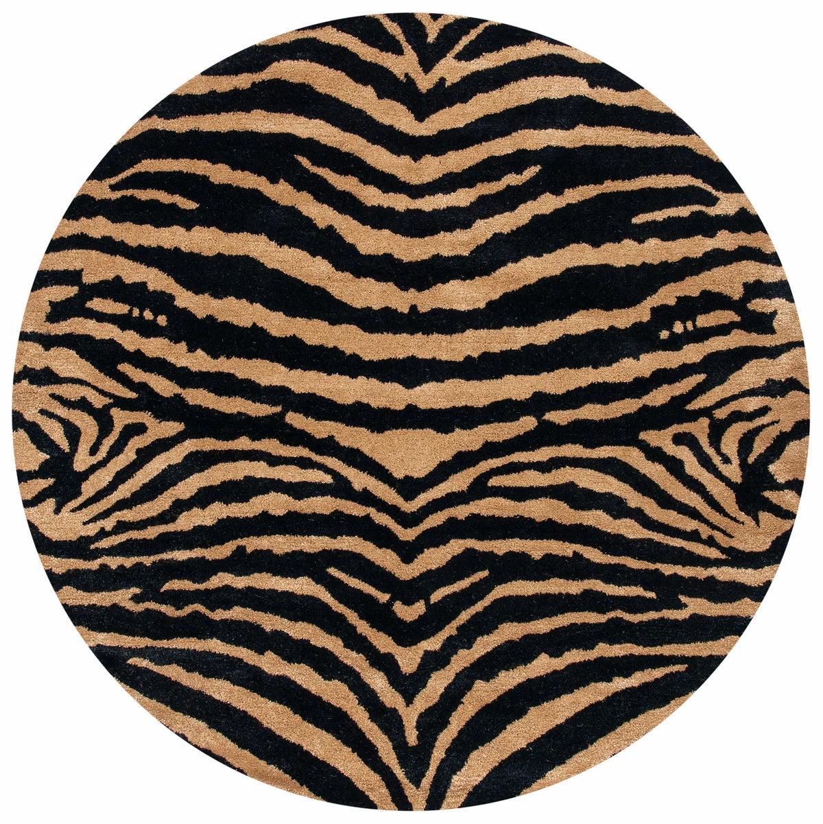 Safavieh Soho 6'-0" x 6'-0" Rug in Black / Brown