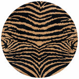 Safavieh Soho 6'-0" x 6'-0" Rug in Black / Brown