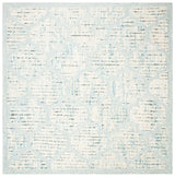 Safavieh Abstract 6'-0" x 6'-0" Rug in Ivory / Turquoise