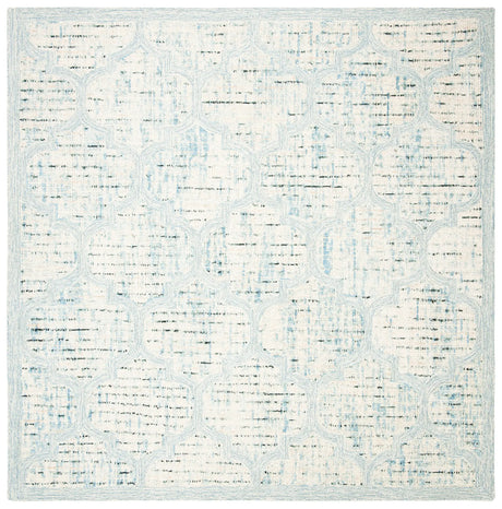 Safavieh Abstract 6'-0" x 6'-0" Rug in Ivory / Turquoise