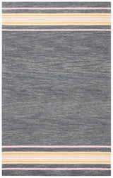 Safavieh Metro 4'-0" x 6'-0" Rug in Charcoal / Pink