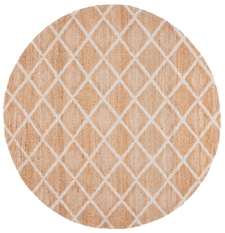 Safavieh Natural Fiber 7'-0" x 7'-0" Rug in Natural / Ivory