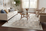 Dynamic Rugs Azure 12583 Power Loomed Transitional Ivory/Beige/Grey Rug - Room