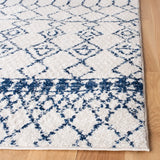 Safavieh Tulum 4'-0" x 6'-0" Rug in Ivory / Navy
