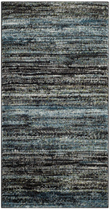 Safavieh Porcello 2'-7" x 5'-0" Rug in Charcoal / Blue
