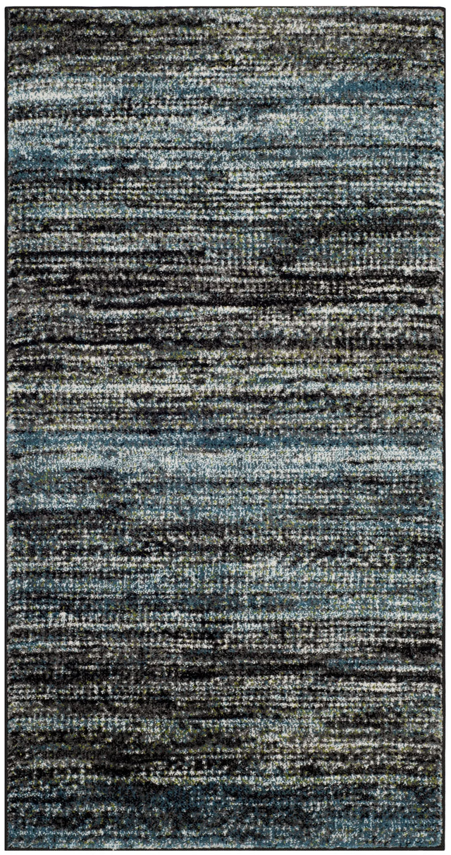Safavieh Porcello 2'-7" x 5'-0" Rug in Charcoal / Blue