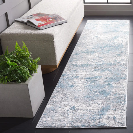 Safavieh Lagoon 2'-2" x 8'-0" Rug in Ivory / Blue