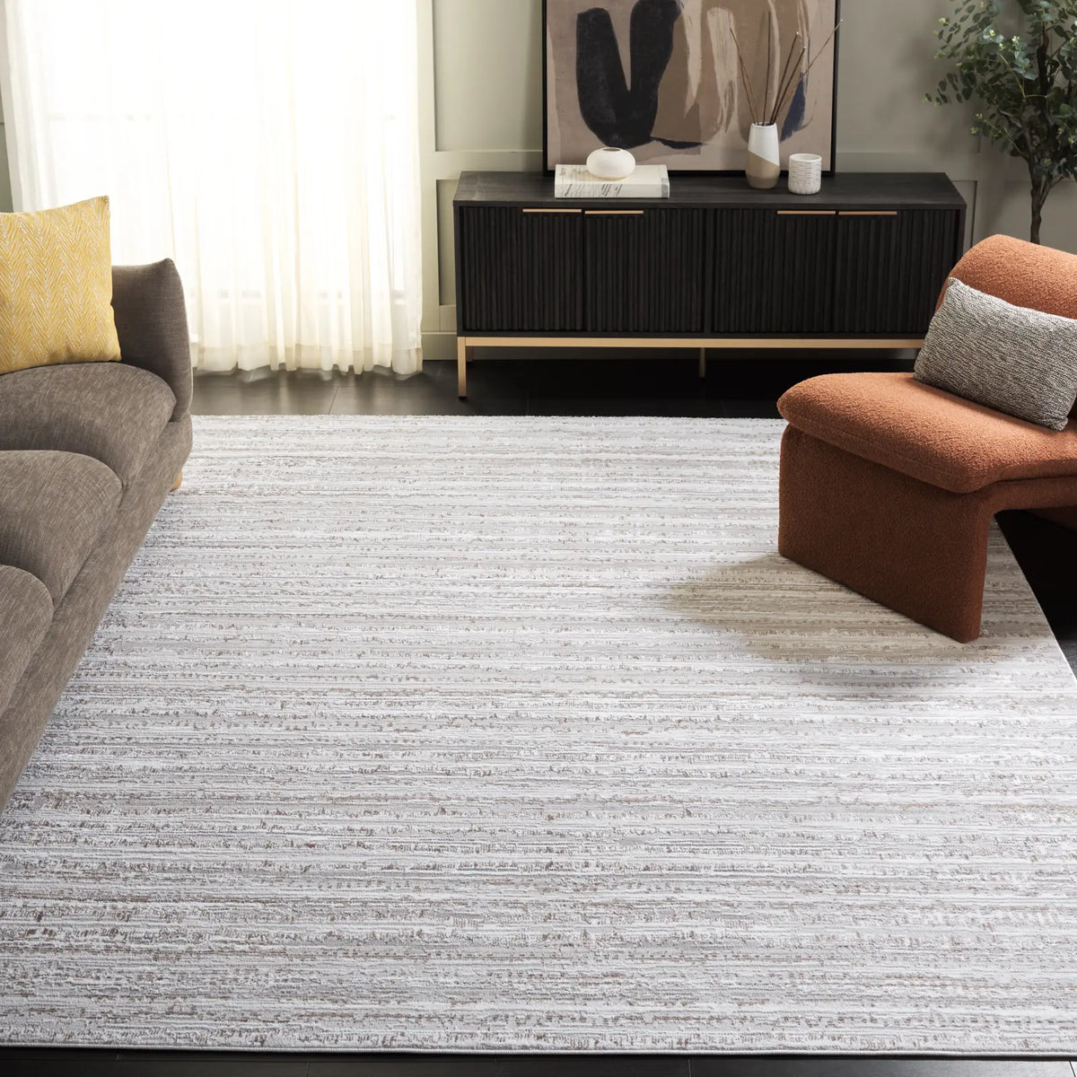 Safavieh Parker 8'-0" x 10'-0" Rug in Taupe / Beige