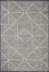 Loloi Rainier Rai-03 Denim/Ivory Rug - main flat