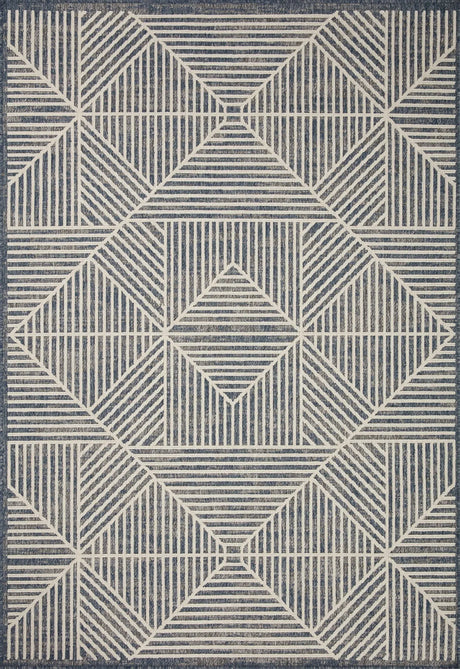 Loloi Rainier Rai-03 Denim/Ivory Rug - main flat
