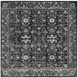 Safavieh Evoke 6'-7" x 6'-7" Rug in Charcoal / Ivory
