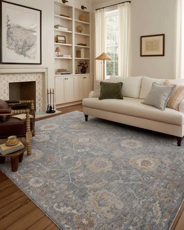 Chris Loves Julia x Loloi Louisa LOI-02 Ocean Sunset Rug - room scene 3
