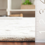 Safavieh Ebony 4'-0" x 6'-0" Rug in Ivory / Dark Grey