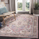 Safavieh Saffron 4'-0" x 6'-0" Rug in Rust / Ivory