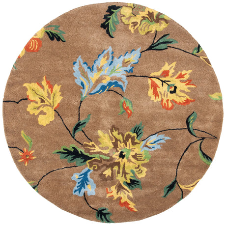 Safavieh Soho 6'-0" x 6'-0" Rug in Brown / Multi