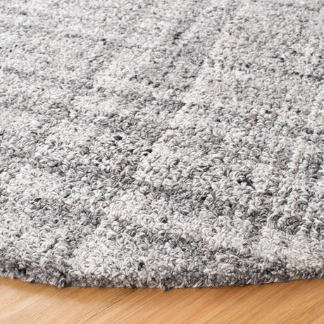 Safavieh Abstract 6'-0" x 6'-0" Rug in Grey / Black