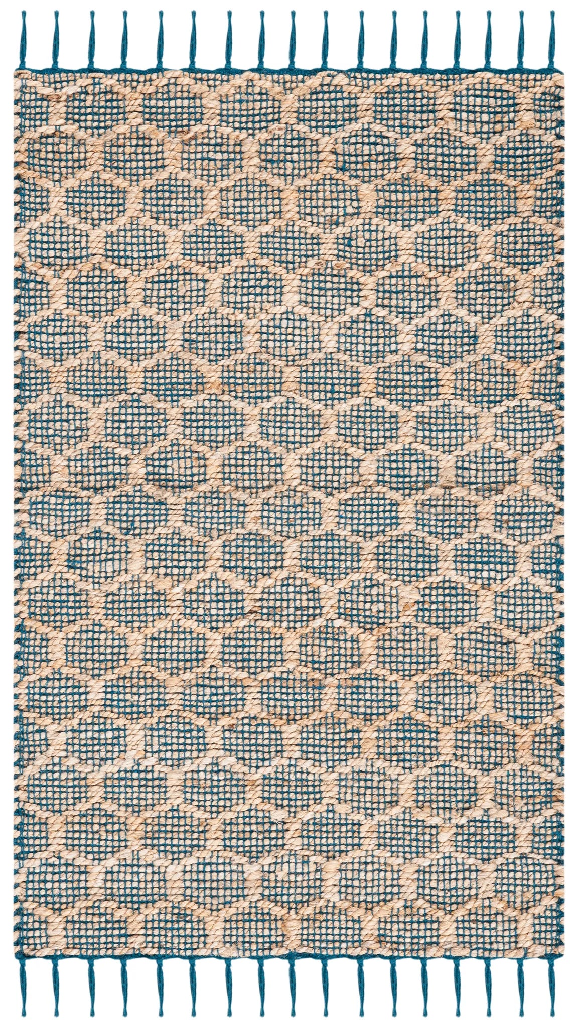 Safavieh Cape Cod 2'-3" x 3'-9" Rug in Navy / Natural