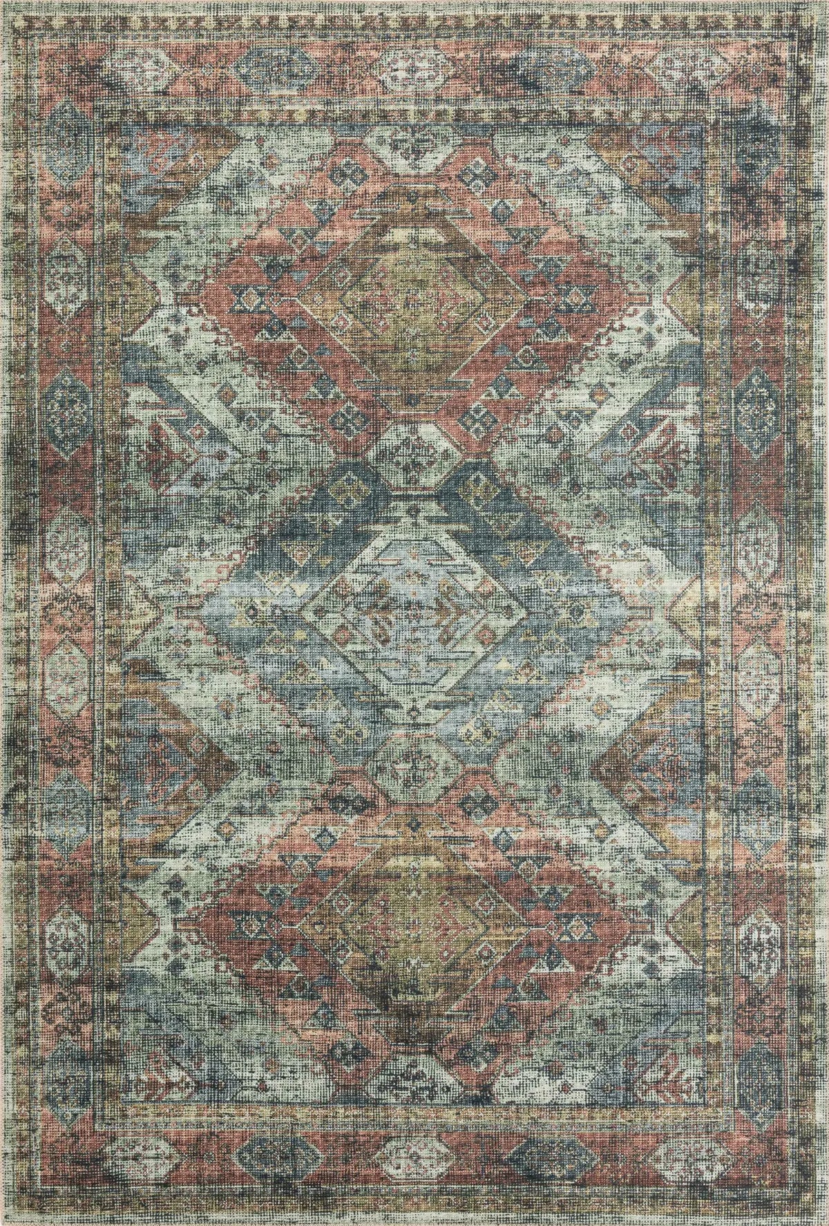Loloi Skye Sky-06 Apricot/Mist Rugs - main flat