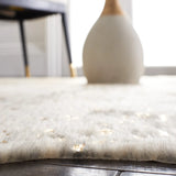 Safavieh Faux Cowhide 5'-0" x 6'-5" Rug in Grey / Beige