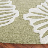 Safavieh Blossom 6'-0" x 6'-0" Rug in Ivory / Green