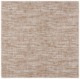 Safavieh Beach House 6'-7" x 6'-7" Rug in Brown / Ivory