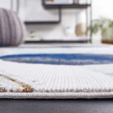 Safavieh Art Studio 4'-0" x 6'-0" Rug in Ivory / Black