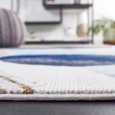 Safavieh Art Studio 4'-0" x 6'-0" Rug in Ivory / Black