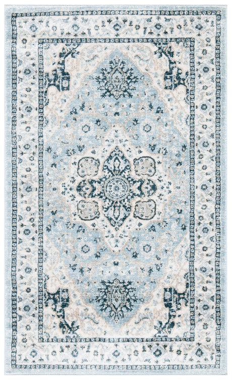 Safavieh Isabella 3'-0" x 5'-0" Rug in Light Blue / Cream