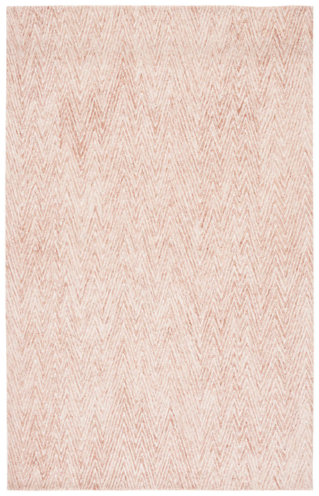 Safavieh Abstract 4'-0" x 6'-0" Rug in Brown / Ivory