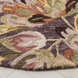 Safavieh Blossom 6'-0" x 6'-0" Rug in Purple / Sage