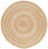 Safavieh Natural Fiber 6'-0" x 6'-0" Rug in Natural / Ivory