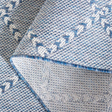 Safavieh Courtyard 4'-0" x 5'-7" Rug in Navy / Ivory
