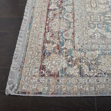 Safavieh Signature 6'-7" x 9'-6" Rug in Turquoise / Beige